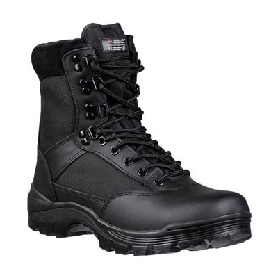 Chaussures TACTICAL avec fermeture éclair YKK NOIRES