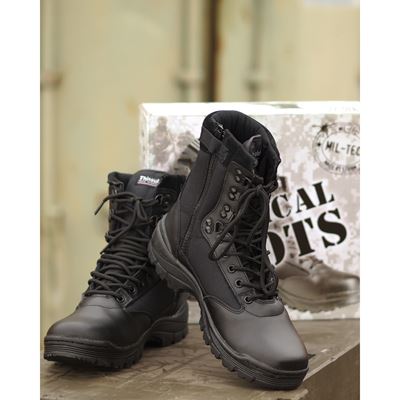 Chaussures TACTICAL avec fermeture éclair YKK NOIRES MIL-TEC® 12822102 2