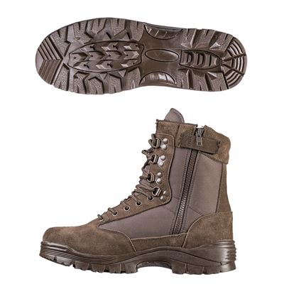 Chaussures TACTICAL avec fermeture éclair YKK MARRON MIL-TEC® 12822109 2