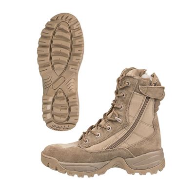 Chaussures TACTICAL avec deux fermetures éclair YKK COYOTE MIL-TEC® 12822205 2