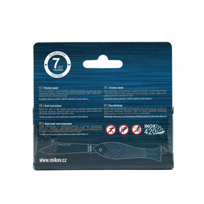 Couteau à poisson DRAPEAU RÉPUBLIQUE TCHÈQUE MIKOV 128397CZ 5