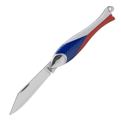 Couteau à poisson DRAPEAU RÉPUBLIQUE TCHÈQUE