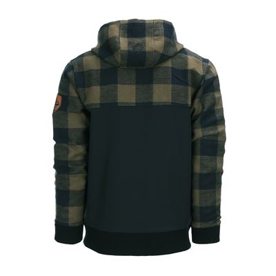 Sweat-shirt LUMBERSHELL VERT/NOIR FOSTEX 129535BO 5