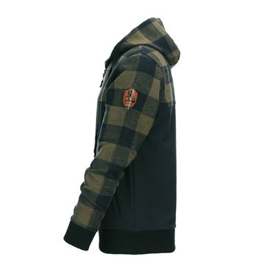 Sweat-shirt LUMBERSHELL VERT/NOIR FOSTEX 129535BO 6