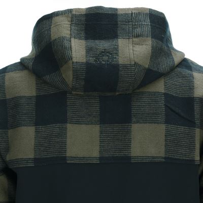 Sweat-shirt LUMBERSHELL VERT/NOIR FOSTEX 129535BO 2