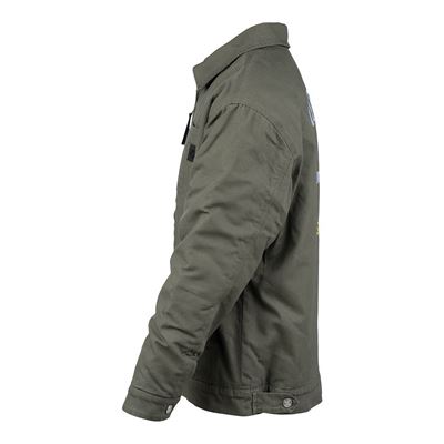 Veste HERITAGE AIRBORNE avec broderie VERTE FOSTEX 129806 6