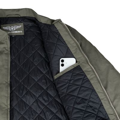 Veste HERITAGE AIRBORNE avec broderie VERTE FOSTEX 129806 9
