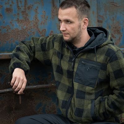 Veste réversible SHERPA SOFTSHELL NOIR/VERT FOSTEX 129846BLKOG 9