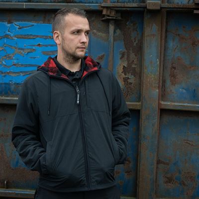 Veste réversible SHERPA SOFTSHELL NOIR/ROUGE FOSTEX 129846BLKRED 9