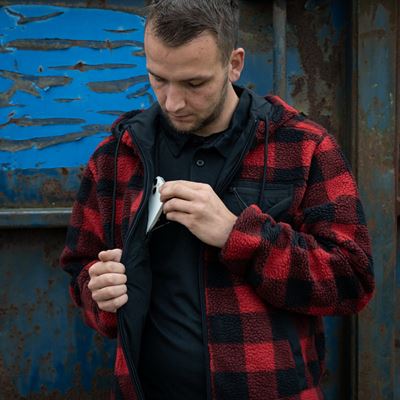 Veste réversible SHERPA SOFTSHELL NOIR/ROUGE FOSTEX 129846BLKRED 6