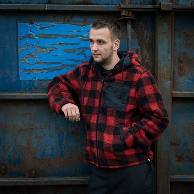 Veste réversible SHERPA SOFTSHELL NOIR/ROUGE FOSTEX 129846BLKRED 12