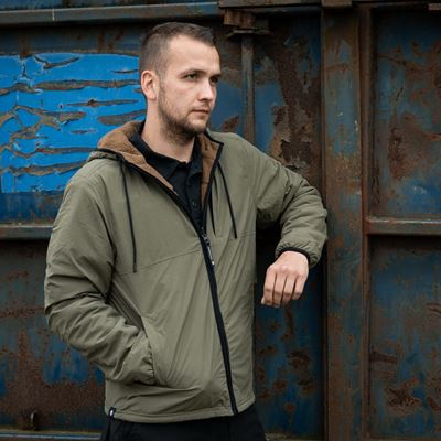 Veste réversible SHERPA SOFTSHELL COYOTE/VERT FOSTEX 129846COYRG 12