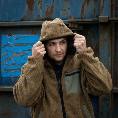 Veste réversible SHERPA SOFTSHELL COYOTE/VERT FOSTEX 129846COYRG 4