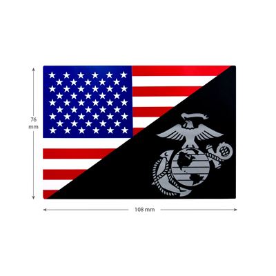 Autocollant USMC EAGLE/drapeau américain ROTHCO 1298 3