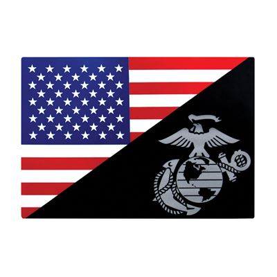 Autocollant USMC EAGLE/drapeau américain