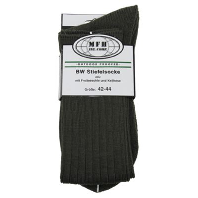 Chaussettes longues d'hiver BW VERT MFH 13071 2