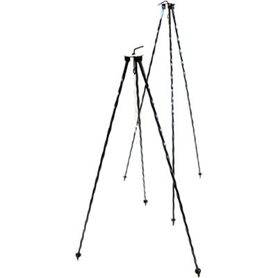 Trépied pour marmite avec suspension en fer 1 m