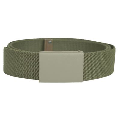 Ceinture BW en tissu pour pantalon 3 cm VERTE