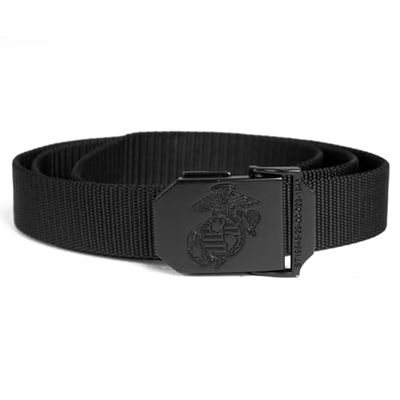Ceinture de pantalon USMC avec boucle métallique NOIRE