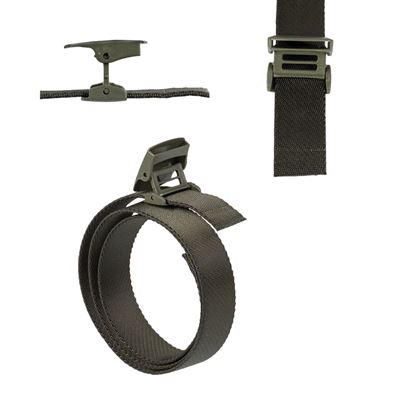 Ceinture élastique QUICK avec boucle en plastique YKK® VERTE MIL-TEC® 13121501 2