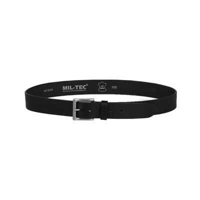 Ceinture NAPPA avec boucle métallique en cuir NOIR MIL-TEC® 13169002 3