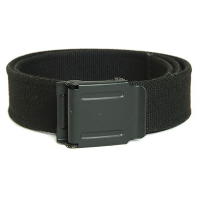 Ceinture avec boucle métallique NOIRE