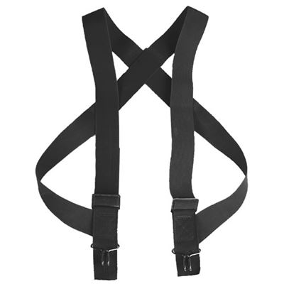 Bretelles de type américain avec crochets M-1950 NOIRES