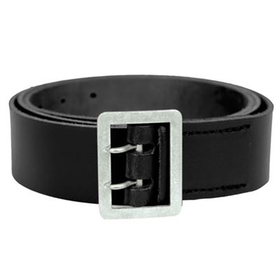 Ceinture en cuir WH POLICIE supérieure NOIRE neuve