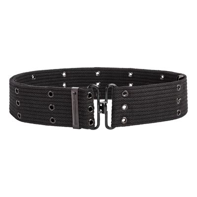 Ceinture US type LC1 avec boucle métallique NOIRE