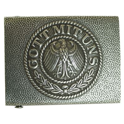 Boucle de ceinture avec aigle BW « GOTT MITT UNS »