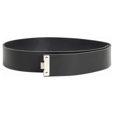 Ceinture RW en cuir sans boucle NOIRE repro