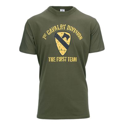 T-shirt 1st CAVALRY DIVISION VERT
