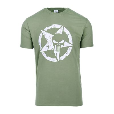 T-shirt ALLIED STAR - PUNISHER manches courtes VERT