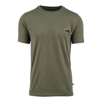 T-shirt WWII moto Liberator WLA Badge VERT FOSTEX 133651 2