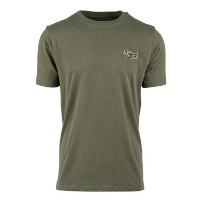T-shirt avec motif d'avion SPITFIRE dans le dos, VERT FOSTEX 133652 2