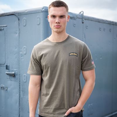 T-shirt 101st Airborne Roundel VERT FOSTEX 133657 8