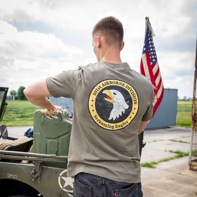 T-shirt 101st Airborne Roundel VERT FOSTEX 133657 7