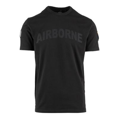 T-shirt AIRBORNE avec écusson de la 101e division sur la manche SAND FOSTEX 133670-B 2