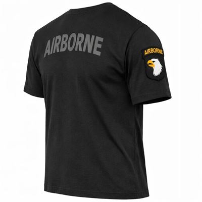 T-shirt AIRBORNE avec écusson de la 101e division sur la manche SAND