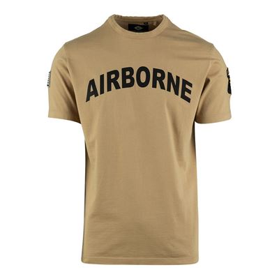 T-shirt AIRBORNE avec écusson de la 101e division sur la manche SAND FOSTEX 133670-P 2