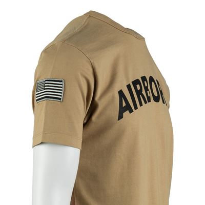 T-shirt AIRBORNE avec écusson de la 101e division sur la manche SAND FOSTEX 133670-P 12
