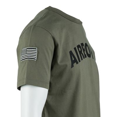 T-shirt AIRBORNE avec écusson de la 101e division sur la manche VERT FOSTEX 133670-Z 5
