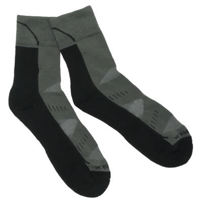 Chaussettes FOX de randonnée ARBER VERT/NOIR