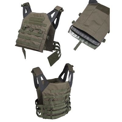 Gilet - porte-plaques MOLLE PLATE CARRIER GEN II VERT MIL-TEC® 13463201 2