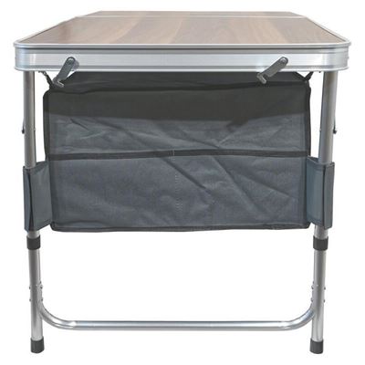 Table pliante de camping - plateau en formica imitation bois Cattara 13481 7
