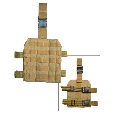 Panneau cuissard MOLLE système COYOTE