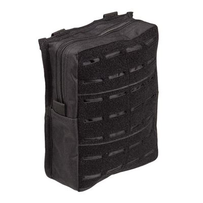 Étui vertical grand format LASER CUT MOLLE NOIR