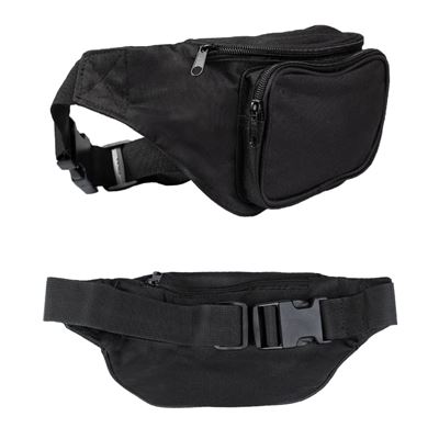 Sac banane FANNY PACK deux compartiments NOIR MIL-TEC® 13512002 2
