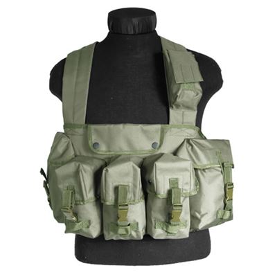 Gilet tactique CHEST RIG 6 poches VERT