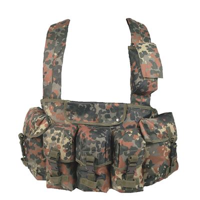 Gilet tactique CHEST RIG 6 poches FLECKTARN